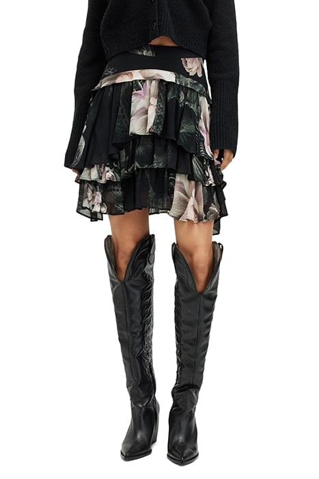 CAVARLY VALLEY SKIRT JET BLACK 1