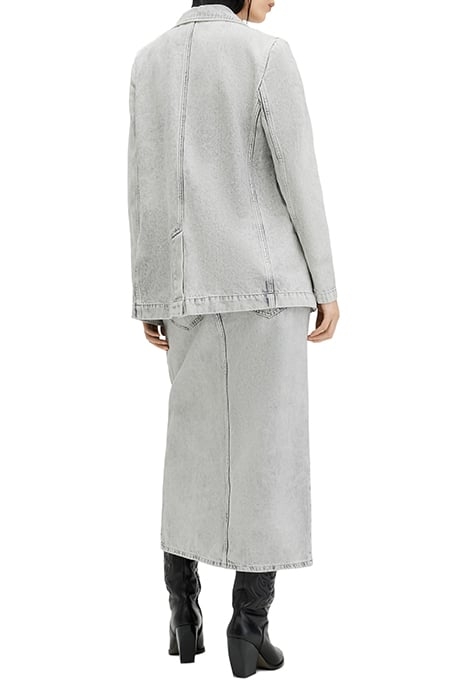 HONOR MAXI SKIRT SNOW GREY 3