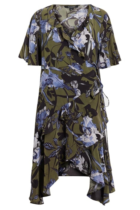 MEAGAN BATU DRESS DEEP KHAKI GREEN 4