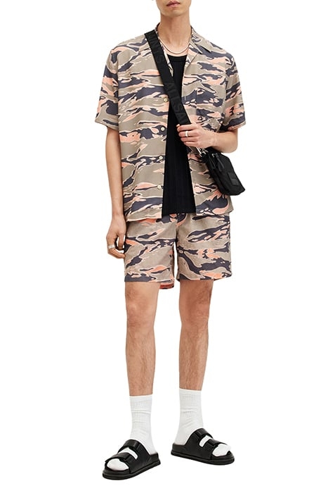 SOLAR CAMO SWIMSHORT WASHED BLACK 7