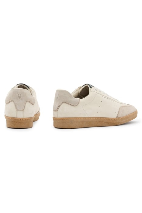 LEO SUEDE LOW TOP PARCHMENT WHITE 3
