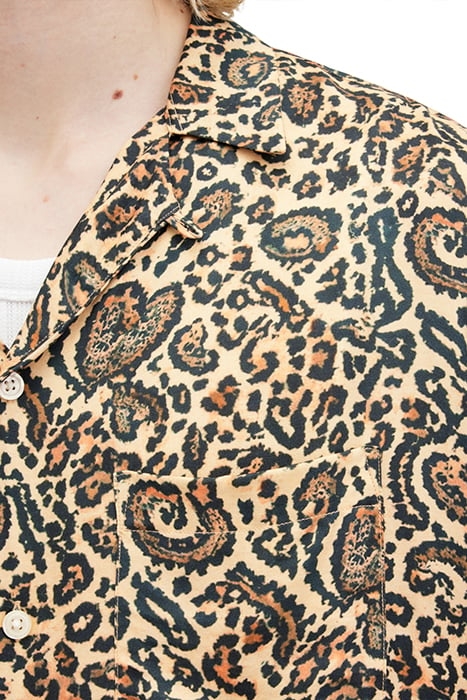 LEO PAISLEY SS SHIRT JET BLACK 6