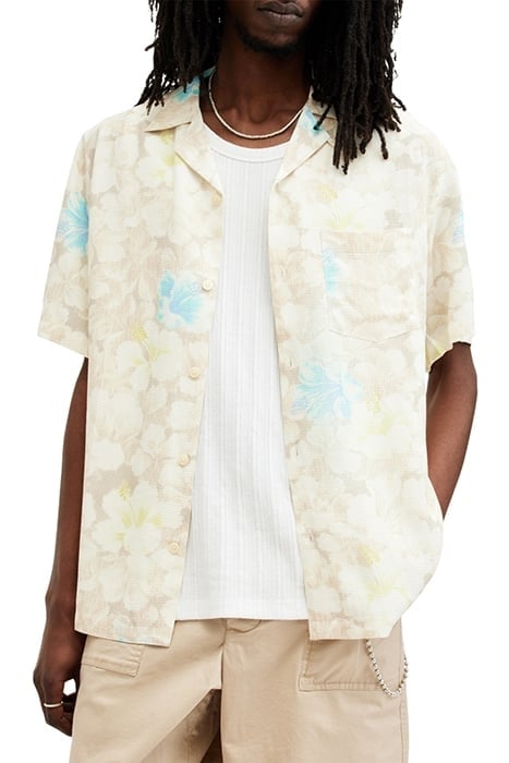 NEVADA SS SHIRT WICKER WHITE 1