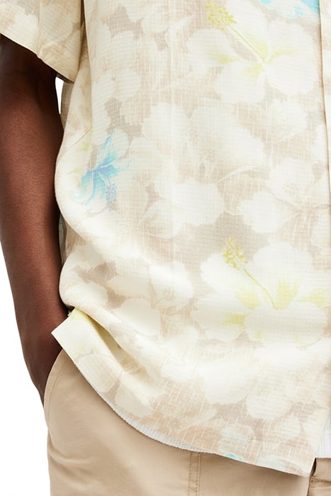 NEVADA SS SHIRT WICKER WHITE 4