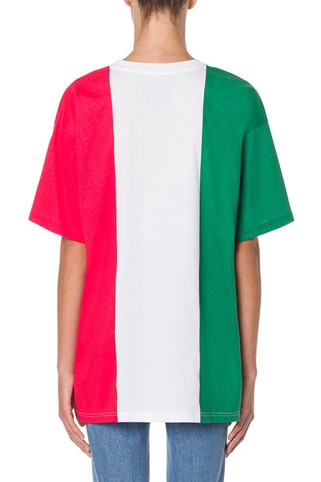 ITALIAN SLOGAN JERSEY T-SHIRT MULTICOLOR 2