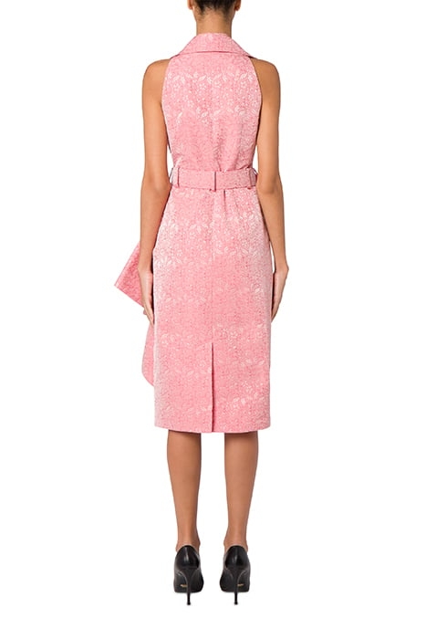 FLORAL JACQUARD DRESS PINK 2