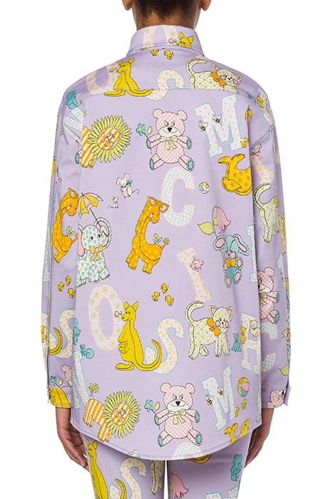 CIRCUS LOGO GABARDINE SHIRT PURPLE 2