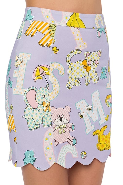 CIRCUS LOGO CADY MINISKIRT PURPLE 4