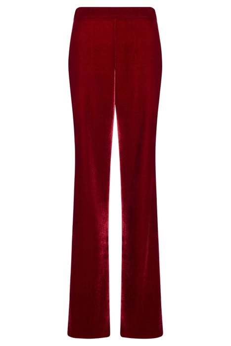 PANTS IN PANNÉ VELVET RED 3