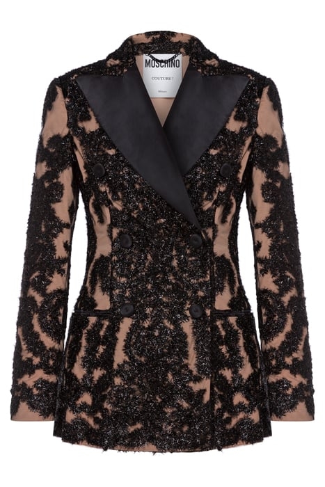 EMBROIDERED LACE JACKET BLACK 3