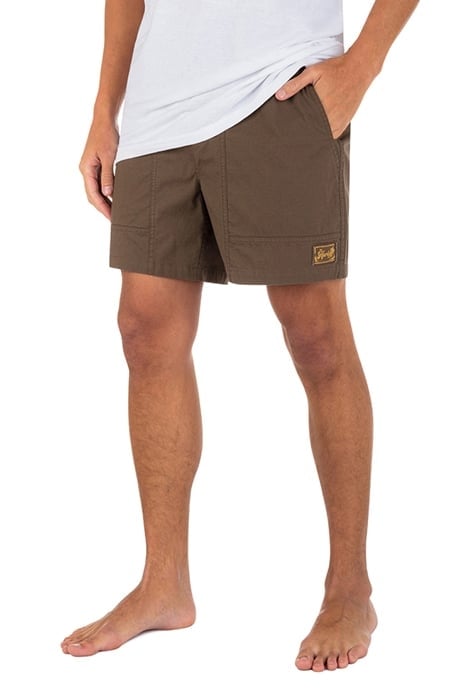 BAJA SLUB VOLLEY 17" SHORTS ULTRA TAN 5