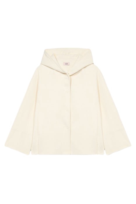 HOODED CAPE WHITE 3