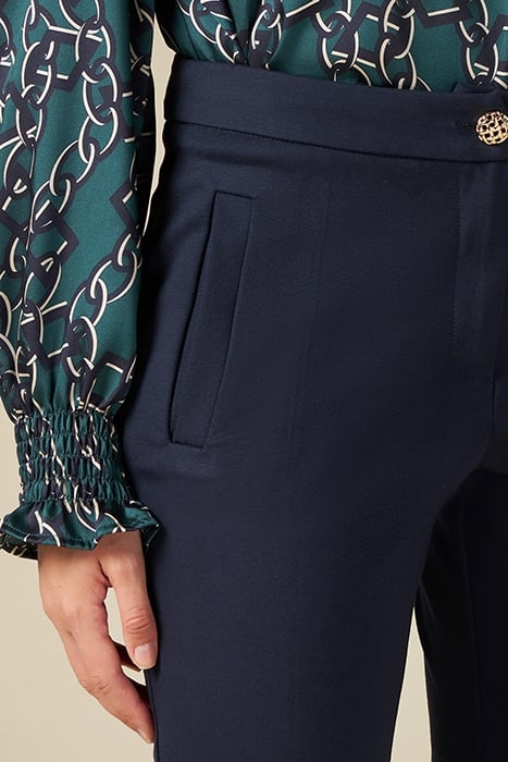 MILANO-STITCH SKINNY TROUSERS BLUE 4