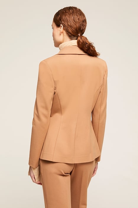 UNLINED MILANO JERSEY BLAZER JACKET NATURAL 2