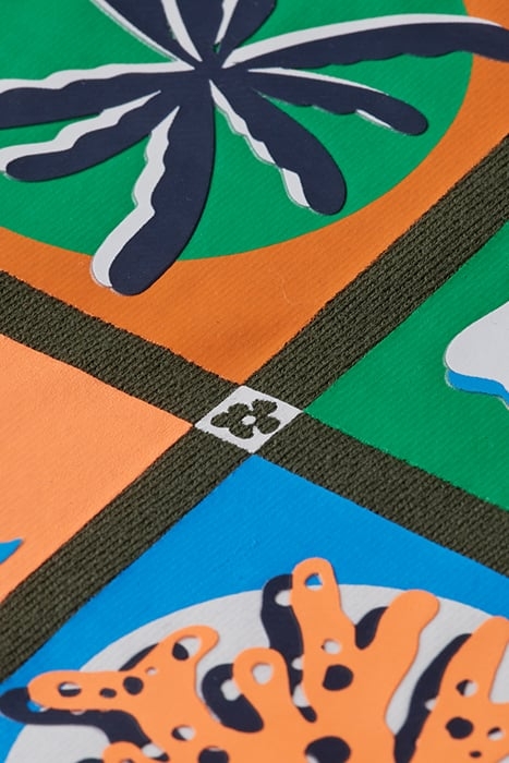 OVERSIZED-FIT ARTWORK SWEATSHIRT SEAWEED GREEN 3