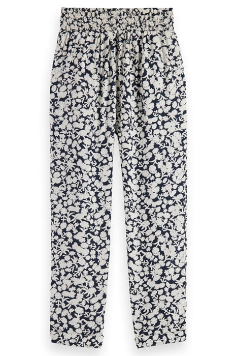 TAPERED ALL-OVER PRINTED AND EMBROIDERED VISCOSE PANTS ANCHO 2