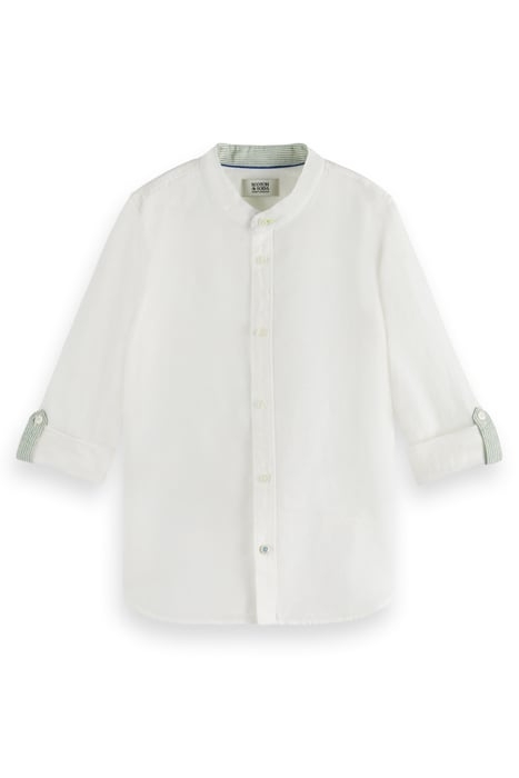 REGULAR-FIT - COTTON LINEN SHIRT WHITE 1
