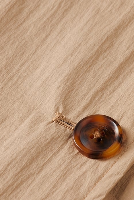 OVERSIZED TRENCHCOAT WITH GOLD LINING MOCCA 3