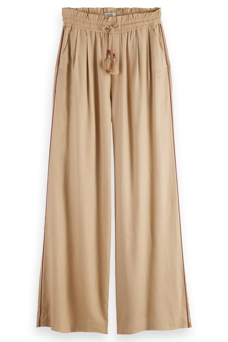 LINEN PULL-ON PANT MOCCA 4