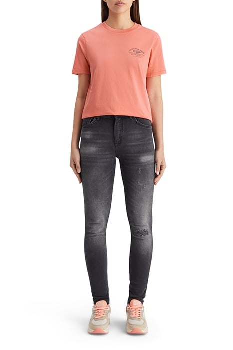 REGULAR FIT LEFT CHEST ARTWORK T-SHIRT PEACHY 3