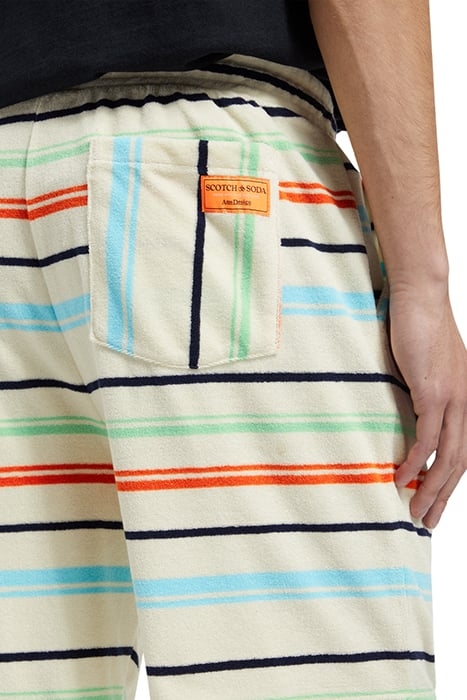 TOWELLING SWEATSHORTS MULTICOLOUR STRIPE 8