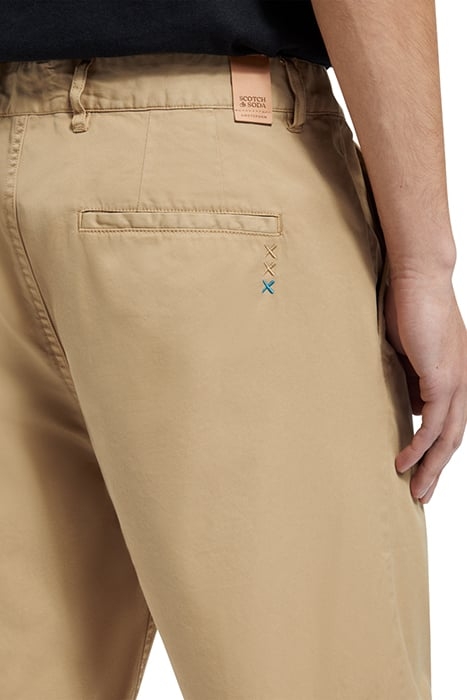 STUART - COTTON-BLEND TWILL SH SEASTONE 7