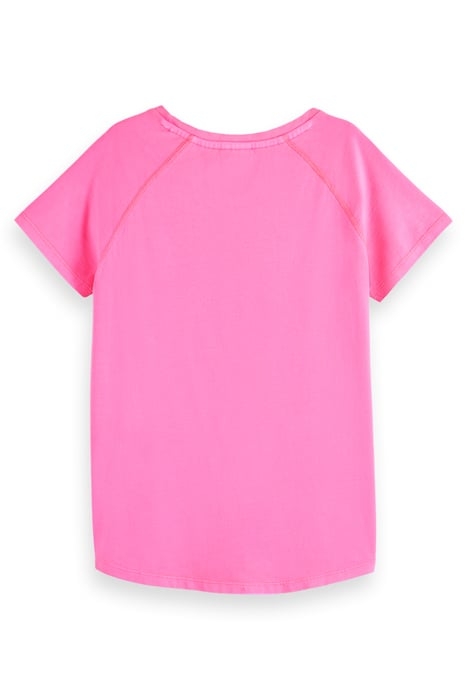 MONOGRAM REGULAR FIT T-SHIRT FLUO PINK 2