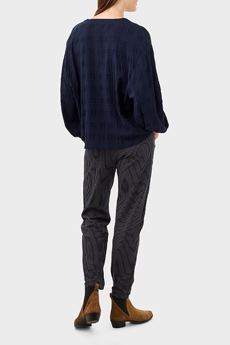 BLOUSE WOVEN LONG SLEEVES 22002010 NIGHT SKY 3