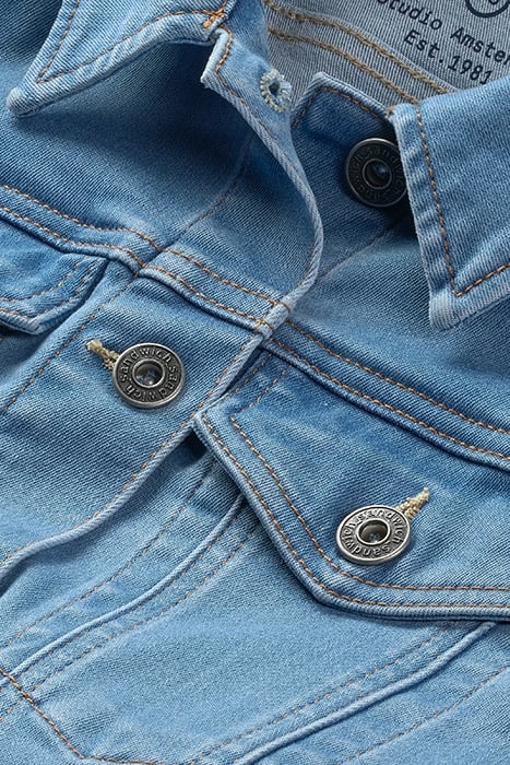 DENIM COAT 25001655 MID BLUE DENIM 2