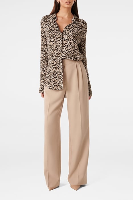 LILA LONGLINE PRINTED SHIRT PAINTERLY ANIMAL 3