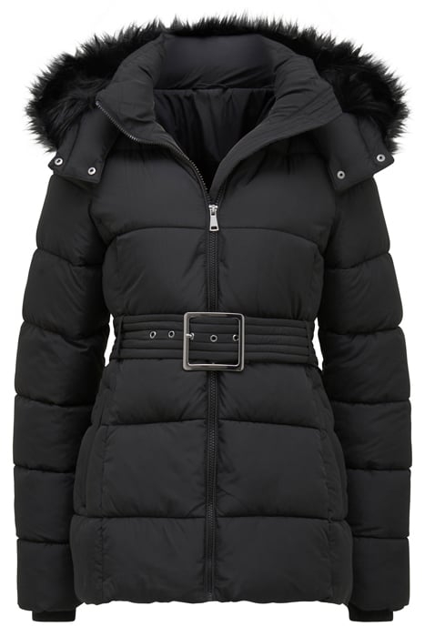 DANNIE MID LENGTH PUFFER COAT BLACK 4