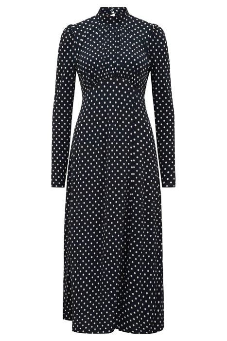 DAWSON HIGH NECK MIDI DRESS CANTERBURY SPOT 3