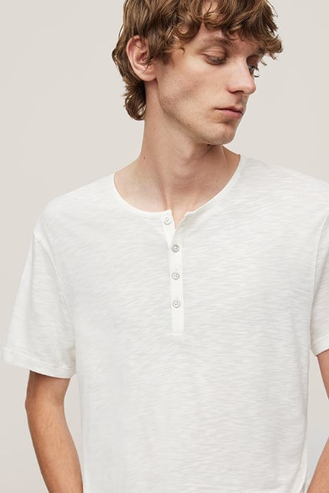 SLIM FIT SS HENLEY SALT 2