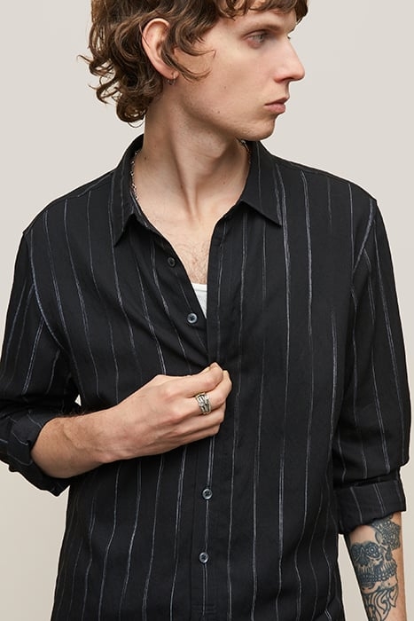 NYE SHIRT CLASSIC FIT SHIRT WITH REGULAR BLACK 2