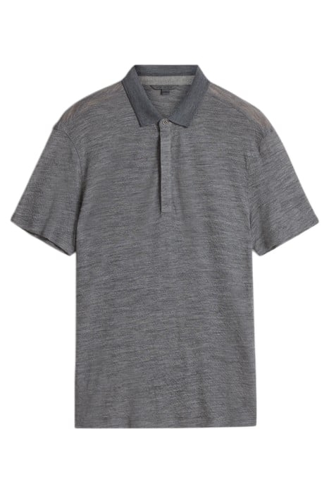 IRWIN REGULAR FIT SS POLO WITH TEXTURE SEAL GREY 2