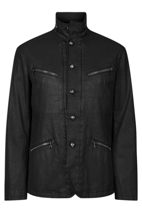 MULTI ZIP POCKETS OUTERWEAR BLACK 1