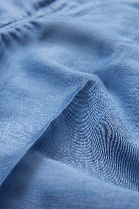 STRAIGHT FIT PANTS WITH DENIM BACK POCKE DUTCH BLUE 3