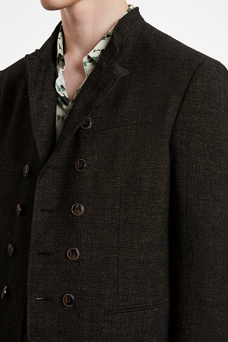 SLIM FIT DBL BREASTED MULTI-BUTTON JACKE SOIL 3