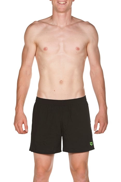 M TRAINING SHORT BLACK-SHINY GREEN 1