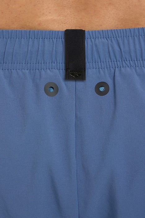 MEN'S ARENA EVO BEACH SHORT SOLID GREY BLUE 7