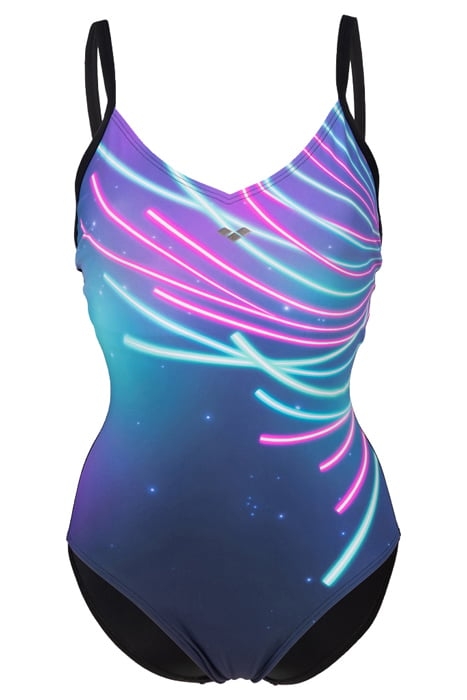 WOMEN'S BODYLIFT SWIMSUIT MICHELA LIGHT BLACK-MULTI 4