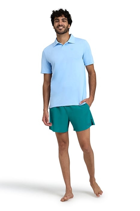 MEN'S ARENA EVO BEACH SHORT SOLID GREEN LAKE 3