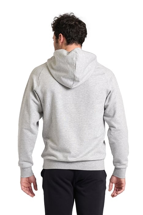 TEAM HOODED SWEAT LACED MEDIUM GREY HEATHER-LACE 3