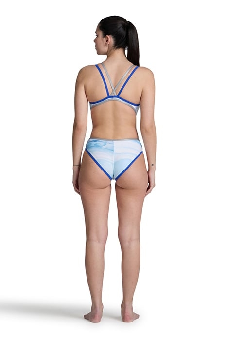 WOMEN'S ARENA ONE DREAMS DOUBLE CROSS BA NEON BLUE-SILVER-WH 4