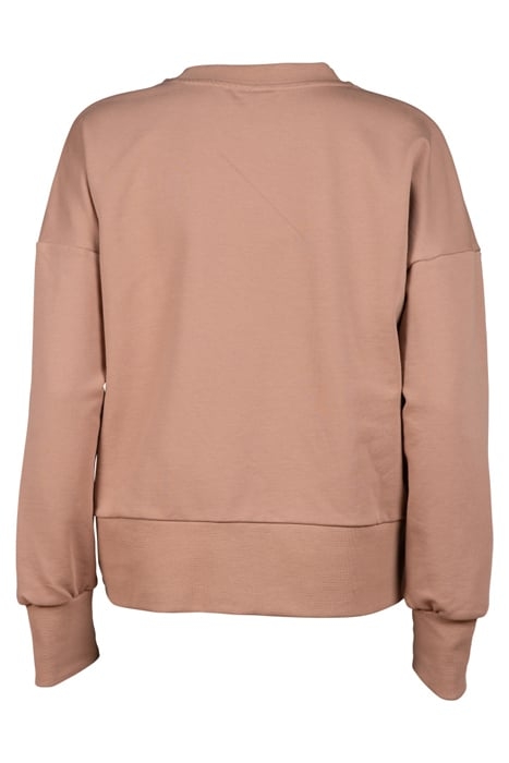 WOMEN'S OVERSIZED CREW NECK CARAMELO 5