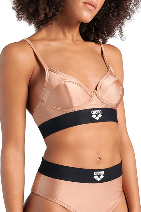 WOMEN'S ARENA BICOLORE ELASTIC BRASSIERE CREAM 4