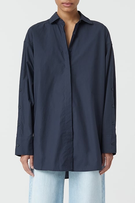 PLACKET DETAIL SHIRT DARK NIGHT 1