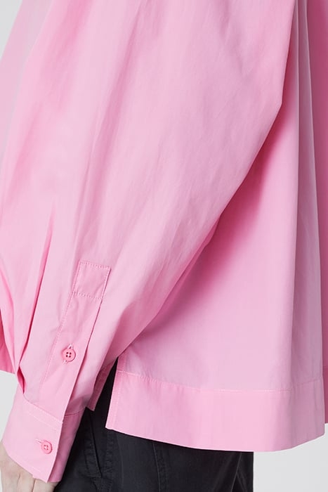 GATHERED SHIRT PINK LILIES 5