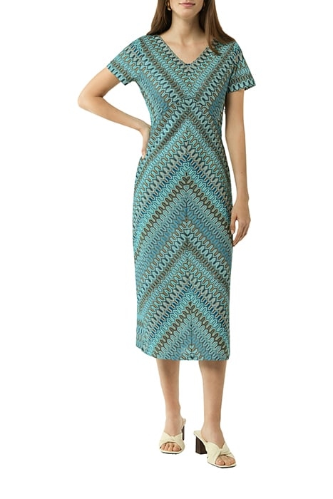 COMMA DRESSES BLUE GREEN 1