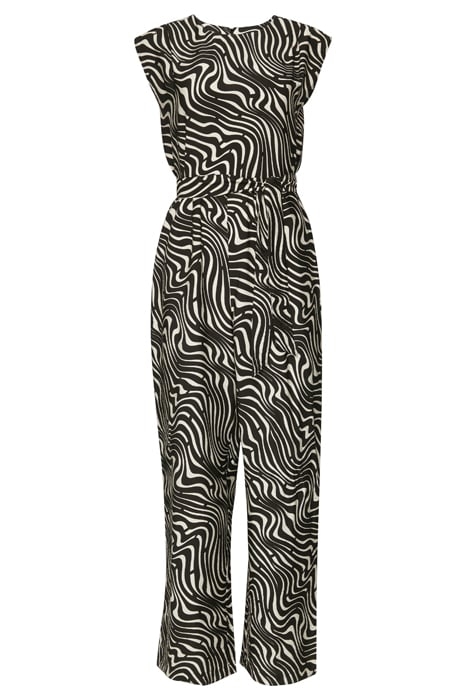 COMMA JUMPSUITE GREY/BLACK 3